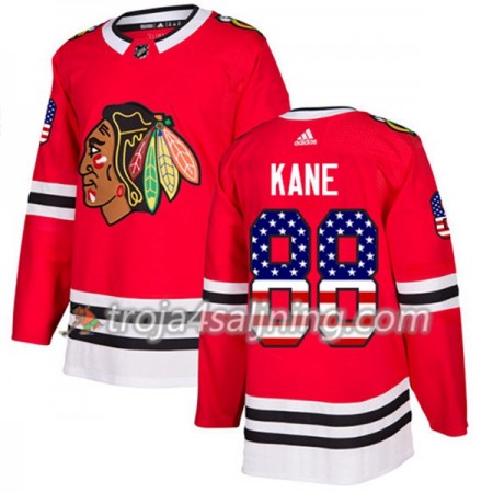 Chicago Blackhawks tröja Patrick Kane 88 Röd USA Flag Fashion 2017-2018 Adidas Authentic - NHL Tröjor Herr Chicago Blackhawks tröja Patrick Kane 88 Röd USA Flag Fashion 2017-2018 Adidas Authentic - NHL Tröjor Herr